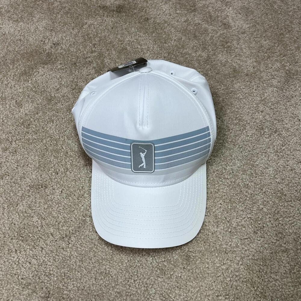 PGA Tour Hat Bright White Men’s One Size NWT